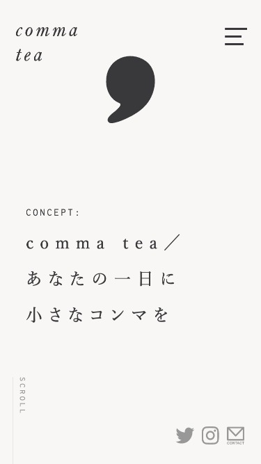 comma tea