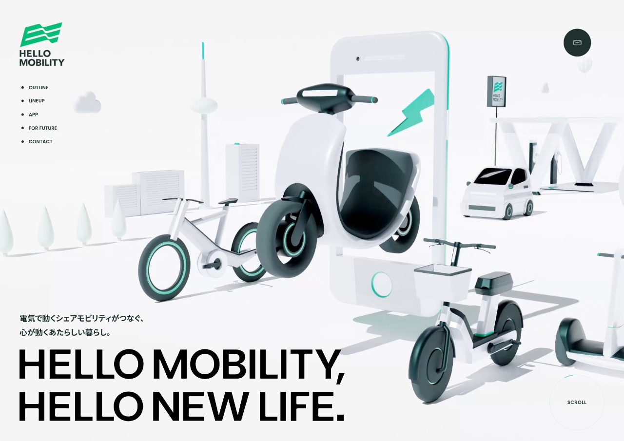HELLO-MOBILITY—電気で動くシェアモビリティ