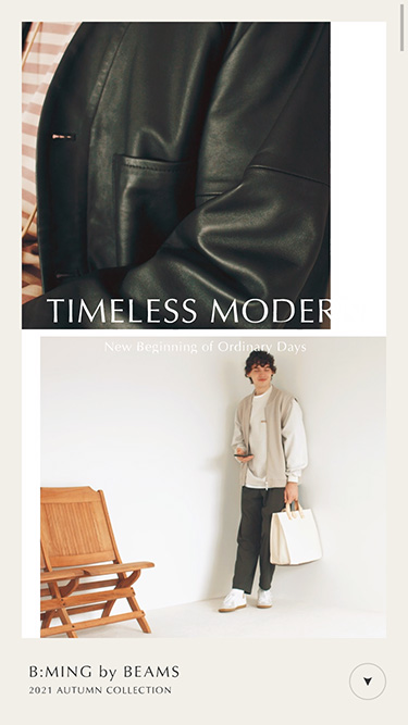 TIMELESS MODERN｜B-MING by BEAMS 2021 AUTUMN COLLECTION